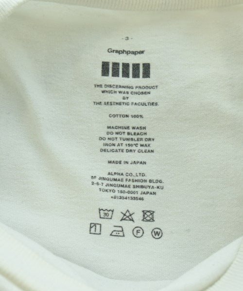 Graphpaper เสื้อยืด/เสื้อท็อปส์