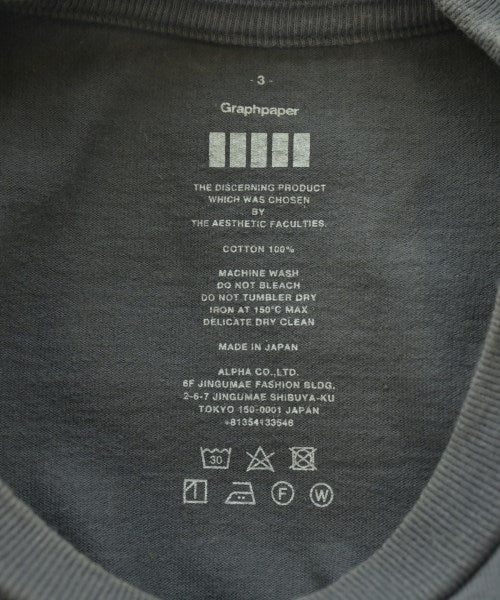 Graphpaper เสื้อยืด/เสื้อท็อปส์