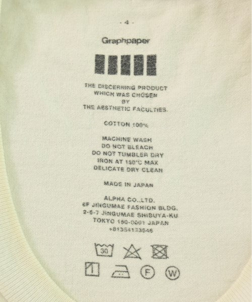 Graphpaper เสื้อยืด/เสื้อท็อปส์