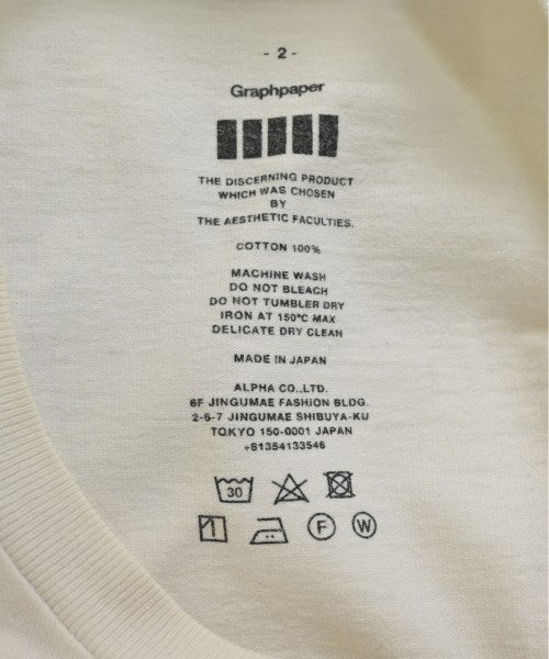 Graphpaper เสื้อยืด/เสื้อท็อปส์
