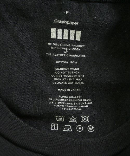 Graphpaper เสื้อยืด/เสื้อท็อปส์