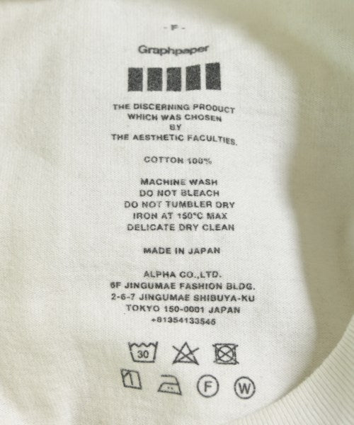 Graphpaper เสื้อยืด/เสื้อท็อปส์