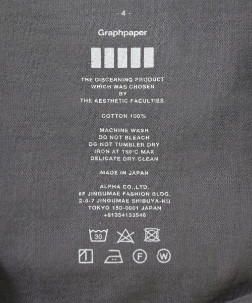 Graphpaper เสื้อยืด/เสื้อท็อปส์