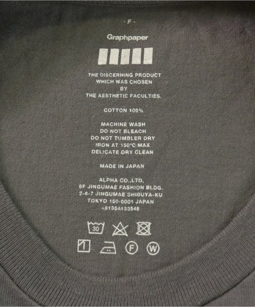 Graphpaper เสื้อยืด/เสื้อท็อปส์