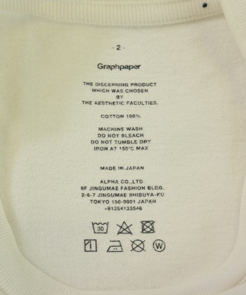 Graphpaper เสื้อยืด/เสื้อท็อปส์