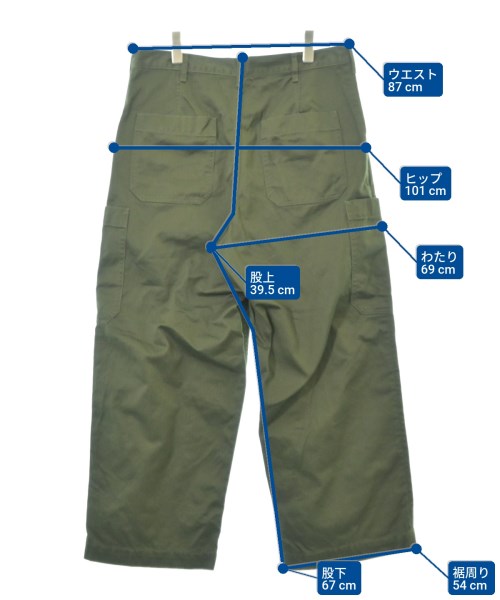 Graphpaper กางเกงมีกระเป๋าข้างกางเกง2-4 กระเป๋า