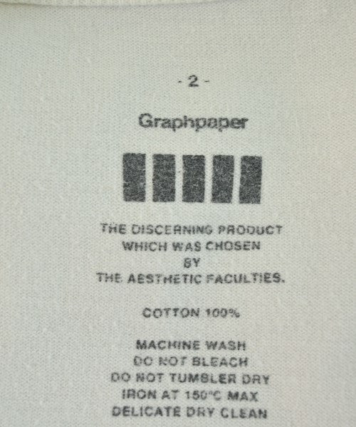 Graphpaper เสื้อยืด/เสื้อท็อปส์
