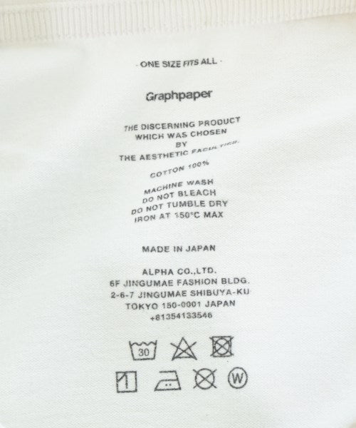 Graphpaper เสื้อยืด/เสื้อท็อปส์