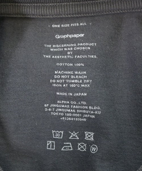 Graphpaper เสื้อยืด/เสื้อท็อปส์
