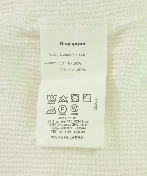 Graphpaper เสื้อยืด/เสื้อท็อปส์