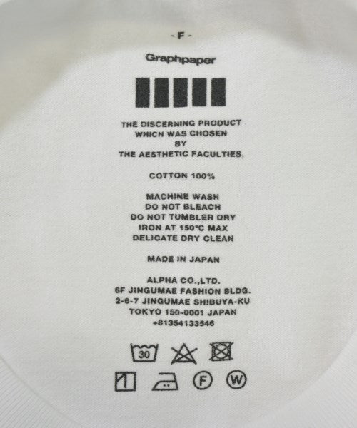 Graphpaper เสื้อยืด/เสื้อท็อปส์