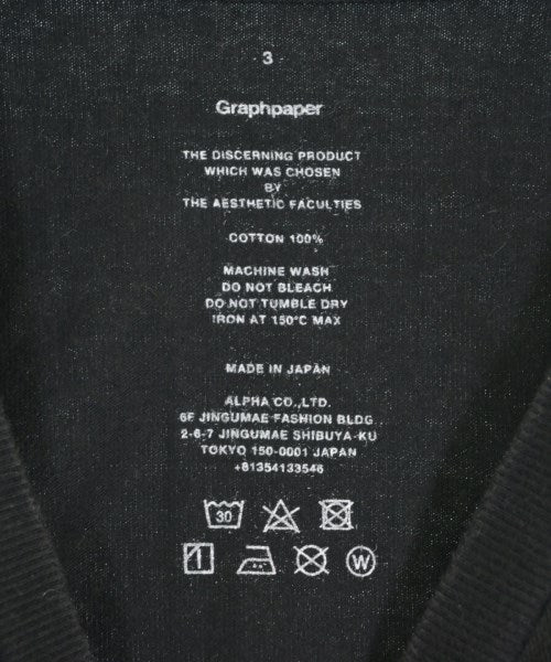 Graphpaper เสื้อยืด/เสื้อท็อปส์