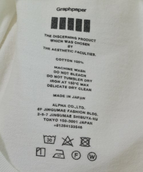 Graphpaper เสื้อยืด/เสื้อท็อปส์