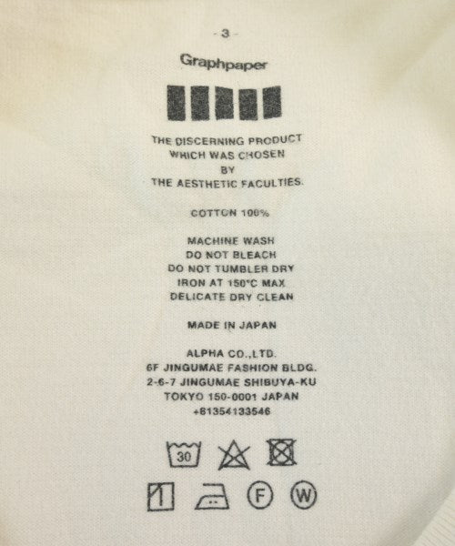 Graphpaper เสื้อยืด/เสื้อท็อปส์