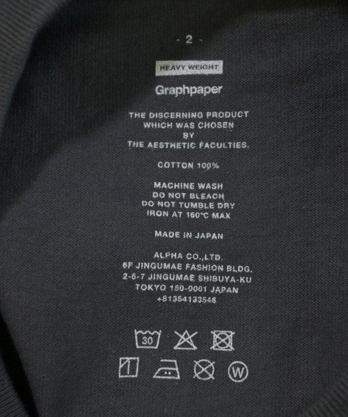 Graphpaper เสื้อยืด/เสื้อท็อปส์