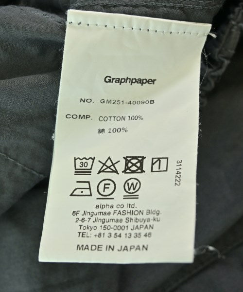 Graphpaper กางเกงมีกระเป๋าข้างกางเกง2-4 กระเป๋า