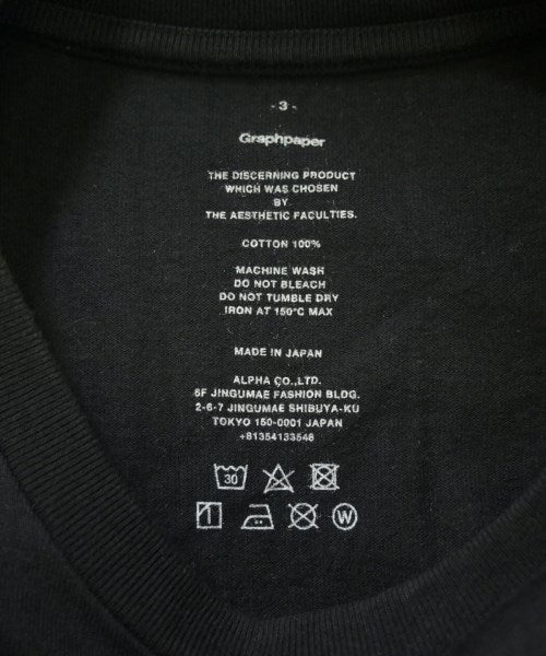 Graphpaper เสื้อยืด/เสื้อท็อปส์