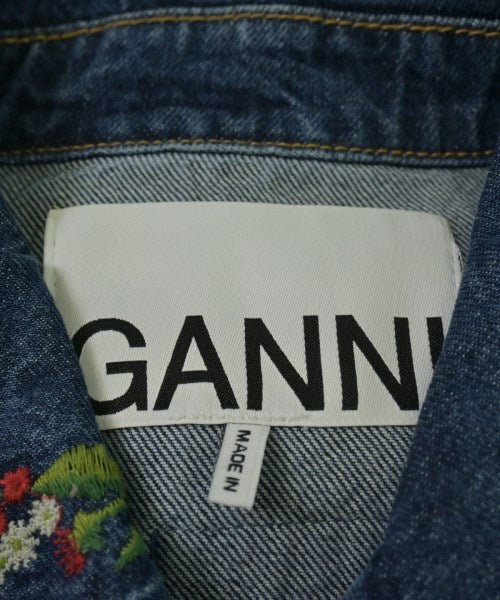 Ganni แจ็คเก็ตยีนส์