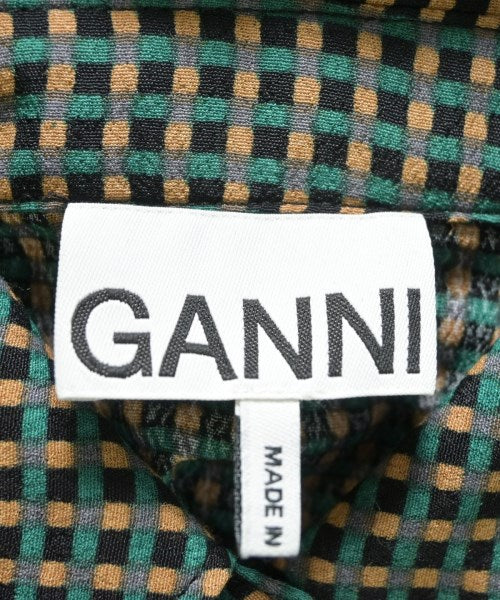 Ganni เดรสที่เป็นเสื้อเชิ้ตตัวยาว