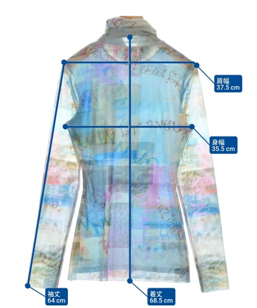 Ganni เสื้อยืด/เสื้อท็อปส์