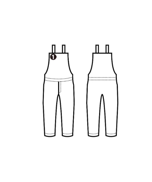 AK+1 by EFFE BEAMS ชุดเอี๊ยม/เสื้อคลุมหลวมๆ/จั๊มสูท