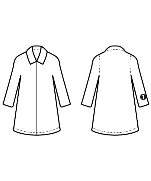 ATON เสื้อคลุมคอปก Soutien