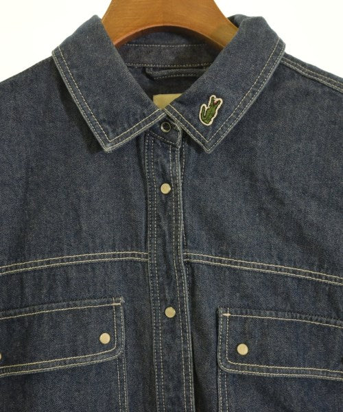 LACOSTE LIVE เดรสที่เป็นเสื้อเชิ้ตตัวยาว