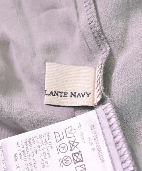 GALLARDAGALANTE NAVY เดรสที่เป็นเสื้อเชิ้ตตัวยาว