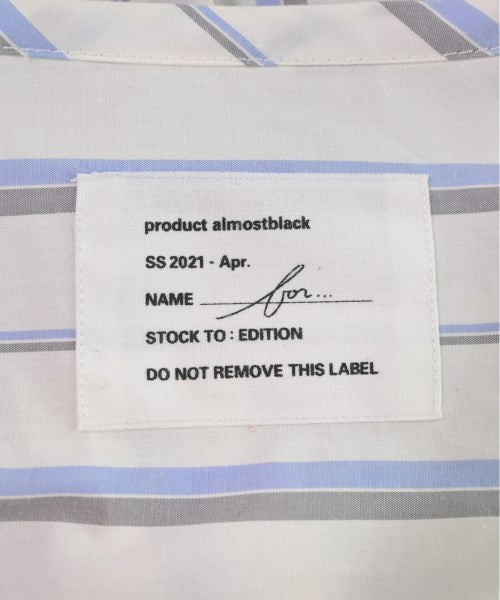 ALMOSTBLACK เสื้อลำลอง