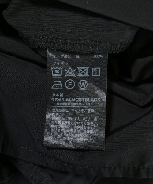 ALMOSTBLACK กางเกงมีกระเป๋าข้างกางเกง2-4 กระเป๋า