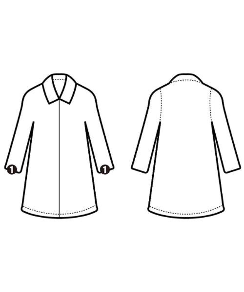 SCYE BASICS เสื้อโค้ทเชสเตอร์ฟิลด์