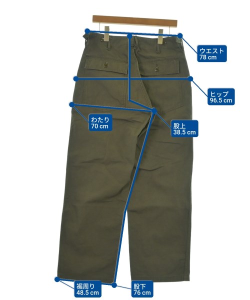 Engineered Garments WORKADAY กางเกงมีกระเป๋าข้างกางเกง2-4 กระเป๋า