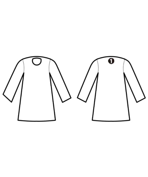 HERENCIA เดรสที่เป็นเสื้อเชิ้ตตัวยาว