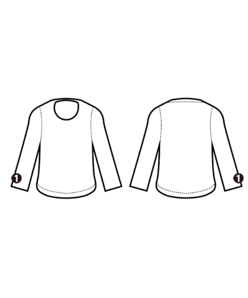 YLEVE เสื้อยืด/เสื้อท็อปส์