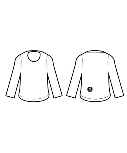 YLEVE เสื้อยืด/เสื้อท็อปส์