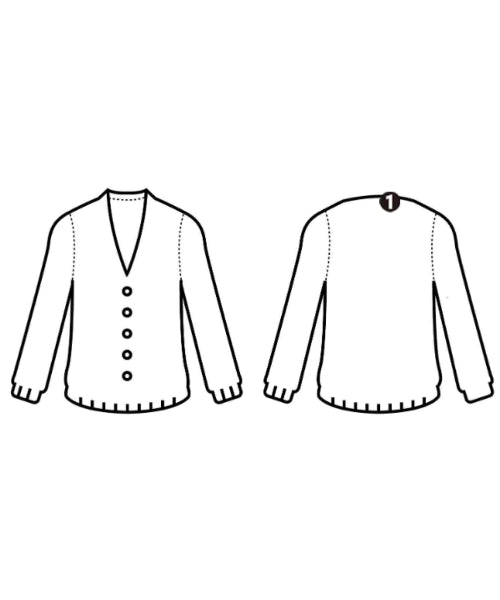 MIDIUMISOLID เสื้อคาร์ดิแกน