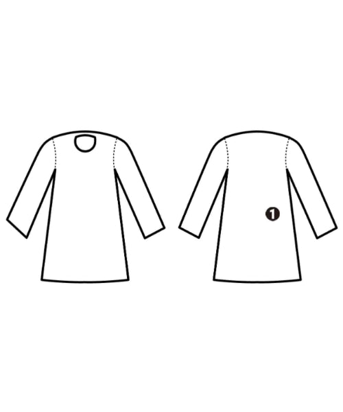 TEN เดรสที่เป็นเสื้อเชิ้ตตัวยาว