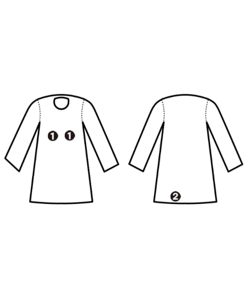 violette room เดรสที่เป็นเสื้อเชิ้ตตัวยาว