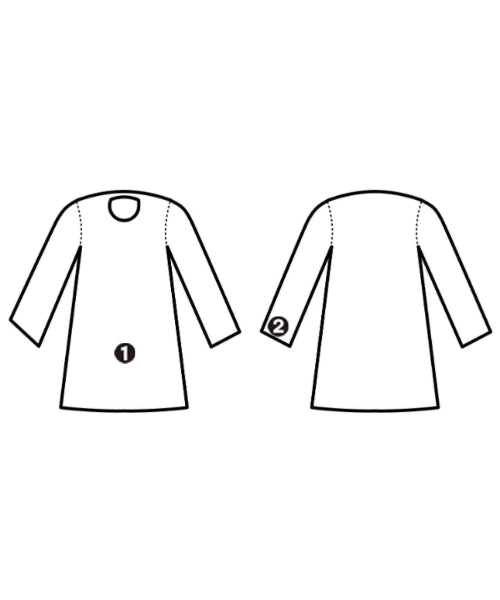 Curensology เดรสที่เป็นเสื้อเชิ้ตตัวยาว