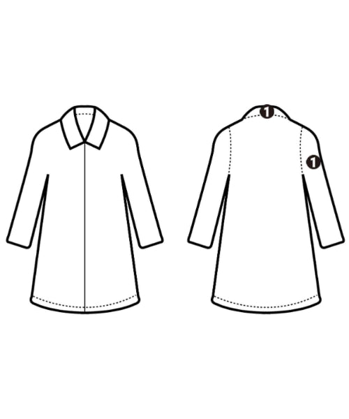 PUBLIC TOKYO เสื้อโค้ทเชสเตอร์ฟิลด์