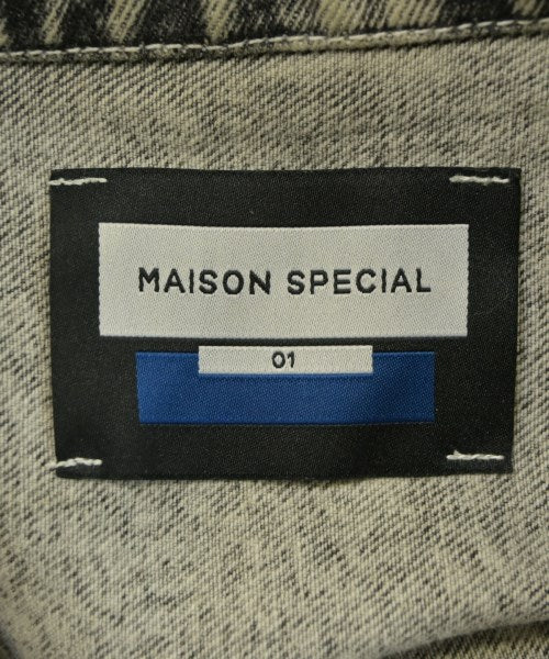 MAISON SPECIAL แจ็คเก็ตยีนส์