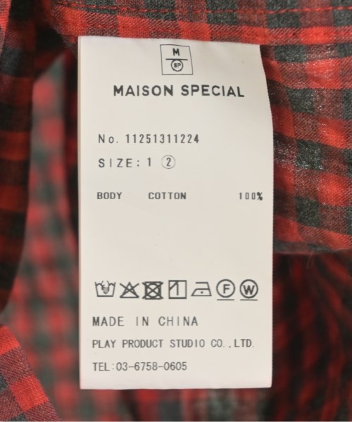 MAISON SPECIAL เสื้อลำลอง