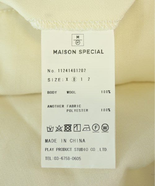 MAISON SPECIAL กางเกงมีกระเป๋าข้างกางเกง2-4 กระเป๋า
