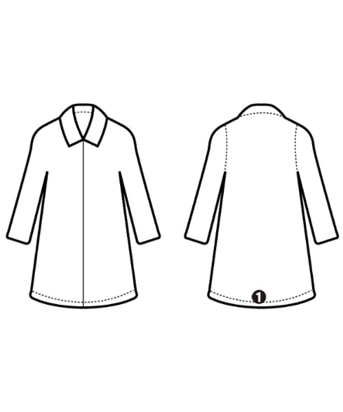 MAISON SPECIAL เสื้อคลุมคอปก Soutien