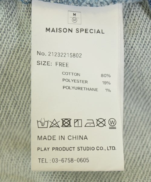 MAISON SPECIAL แจ็คเก็ตยีนส์