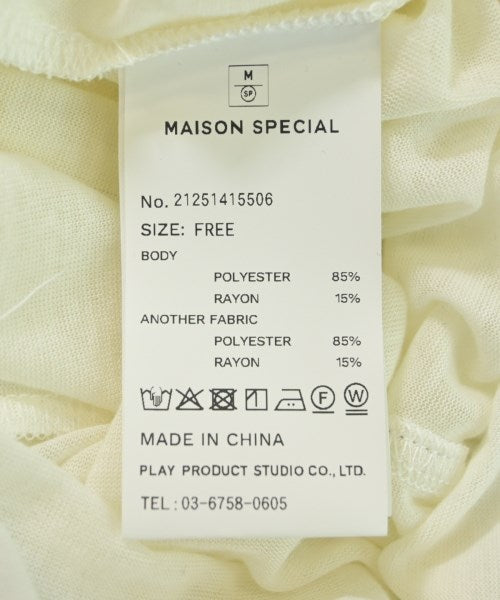 MAISON SPECIAL เสื้อยืด/เสื้อท็อปส์