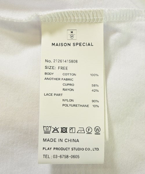 MAISON SPECIAL เสื้อยืด/เสื้อท็อปส์