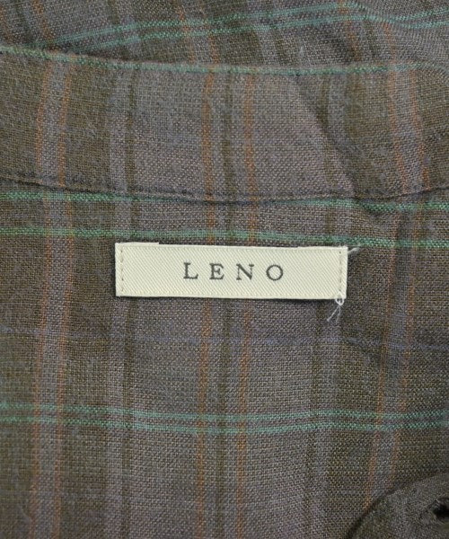 LENO เดรสที่เป็นเสื้อเชิ้ตตัวยาว