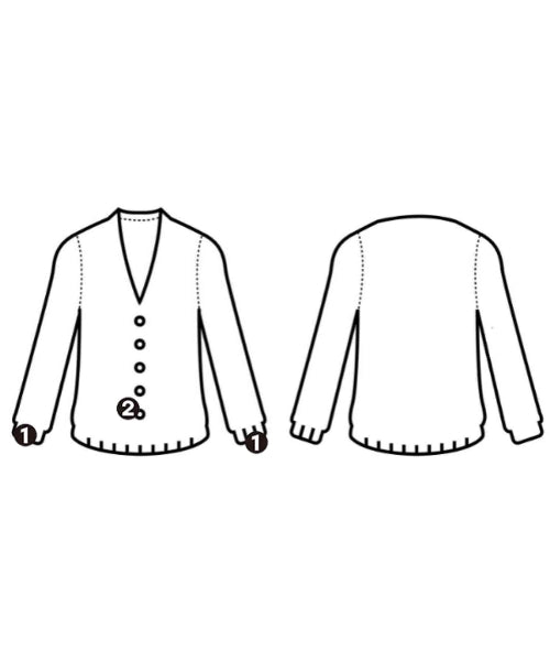 CASA FLINE เสื้อคาร์ดิแกน