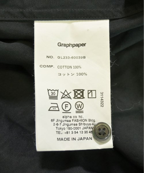 Graphpaper เดรสที่เป็นเสื้อเชิ้ตตัวยาว